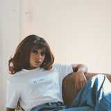 The T-SHIRT | White Cotton 'IT GIRL.' T-Shirt