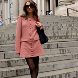 Style No.4 Downtown Dusk Pink Tailored Dress